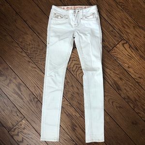 Rock Revival White Skinny Jeans
